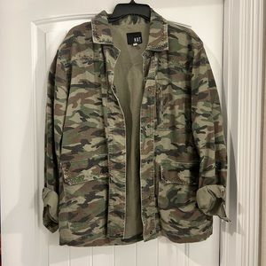 KUT camo utility jacket